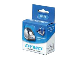 Dymo LabelWriter MultiPurpose - Permanenter Klebstoff - weiß - 13 x 25 mm 1000 Etikett(en) (1 Rolle(n)