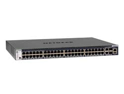 Netgear M4300-52G - Switch - L3 - managed - 2 x 10/100/1000/10000 + 2 x 10 Gigabit SFP+ + 48 x 10/100/1000