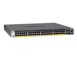 Netgear M4300-52G-PoE+ - Switch - L3 - managed - 2 x 10/100/1000/10000 + 2 x 10 Gigabit SFP+ + 48 x 10/100/1000 (PoE+)