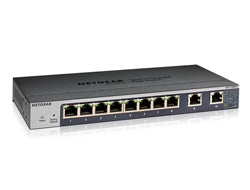 Netgear Plus GS110EMX - Switch - Smart - 8 x 1000Base-T + 2 x 100/1000/2,5 G/5 G/10 G (Uplink)