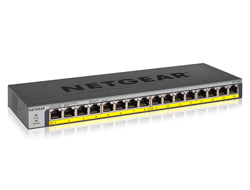 Netgear GS116PP - Switch - unmanaged - 16 x 10/100/1000 (PoE+)