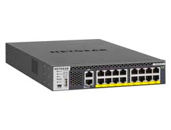 Netgear M4300-16X - Switch - L3 - managed - 16 x 100/1000/2.5G/5G/10GBase-T (PoE+)