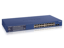 Netgear Smart GS724TPP - Switch - L3 Lite - Smart - 24 x 10/100/1000 (PoE+)