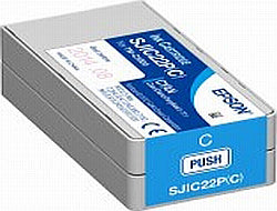 Epson SJIC22P(C) - Cyan - Original - Tintenpatrone