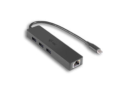 i-tec USB-C Slim HUB 3-Port mit Gigabit Ethernet Adapter