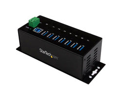 StarTech.com Industrieller 7 Port USB 3.0 Hub mit Überspannungsschutz