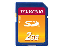 Transcend Flash-Speicherkarte - 2 GB - SD