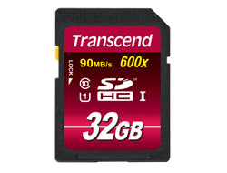 Transcend Flash-Speicherkarte - 32 GB - Class 10