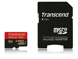 Transcend Ultimate - Flash-Speicherkarte (microSDHC/SD-Adapter inbegriffen)