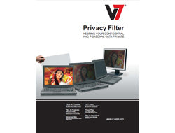 V7 Privacy Filter - Blickschutzfilter für Bildschirme - 54,6 cm Breitbild (21,5" Breitbild)