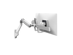 Ergotron HX Dual Monitor Wall Mount Arm - Befestigungskit (Griff, Gelenkarm, Wandmontage, 2 Drehgelenke, Befestigungsteile, Scharnier, Verlängerungsteil)