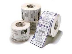 Zebra Z-Perform 1000T - Papier - permanenter Klebstoff - unbeschichtet - 102 x 64 mm 13200 Etikett(en) (12 Rolle(n)