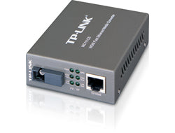 TP-LINK MC111CS - Medienkonverter - 100Mb LAN - 10Base-T, 100Base-FX, 100Base-TX - RJ-45 / SC Single-Modus - bis zu 20 km - 1550 (TX)