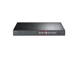 TP-LINK TL-SL1218MP - Switch - unmanaged - 16 x 10/100 (PoE+)