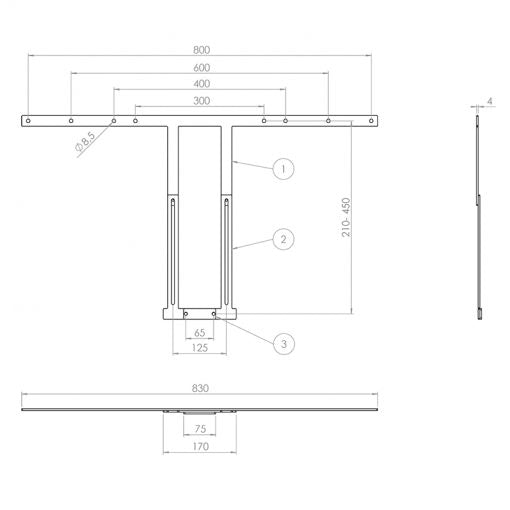 Hagor MeetUp Display-Adapter 55- 75"