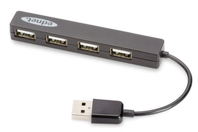 ednet. USB 2.0 Notebook HUB, 4-Port