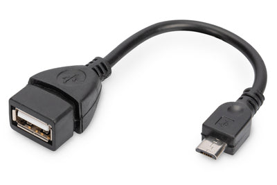 DIGITUS ASSMANN - USB-Kabel - Micro-USB Typ B (M) bis USB (W)