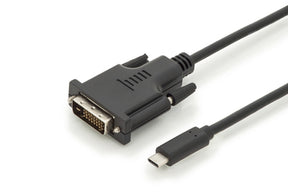 DIGITUS USB Type-C Adapter- / Konverterkabel, Type-C auf DVI