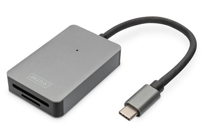 DIGITUS USB-C Card Reader, 2 Port, High Speed