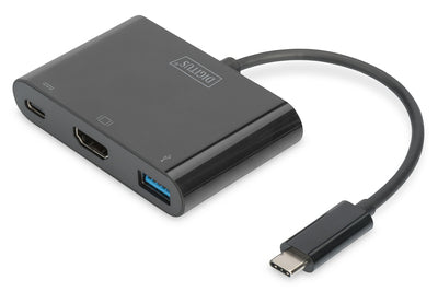 DIGITUS USB Type-C HDMI Multiport Adapter, 3-Port