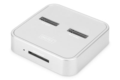 DIGITUS M.2 NVMe + M.2 SATA SSD Docking Station mit SD-Express Kartenleser, USB-C