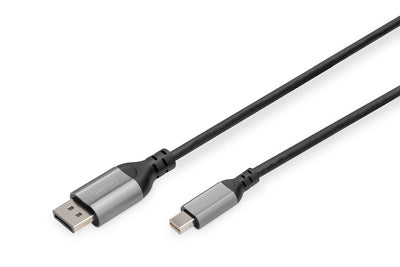 DIGITUS 8K DisplayPort Adapterkabel, mini-DP auf DP