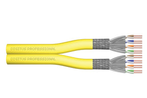 DIGITUS Cat.7A S/FTP, Verlegekabel, 500 m, duplex, Dca-s1a d1 a1