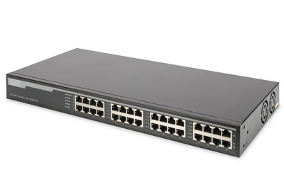 DIGITUS 16-Port Gigabit Ethernet PoE+ Injektor, 802.3at, 250 W