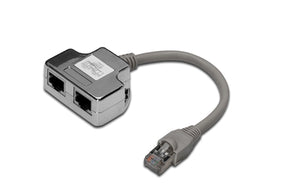 DIGITUS CAT 5e Patchkabel-Adapter, 2x CAT 5e, geschirmt