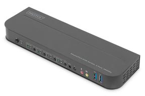 DIGITUS KVM-Switch, 4-Port, 4K60Hz, 4 x DP in, 1 x DP/HDMI out