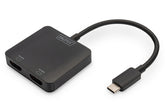 DIGITUS 2-Port MST Video Hub (USB-C -> 2x HDMI)