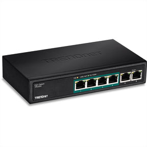 TRENDnet TPE S50 - Switch - unmanaged - 4 x 10/100 (PoE)