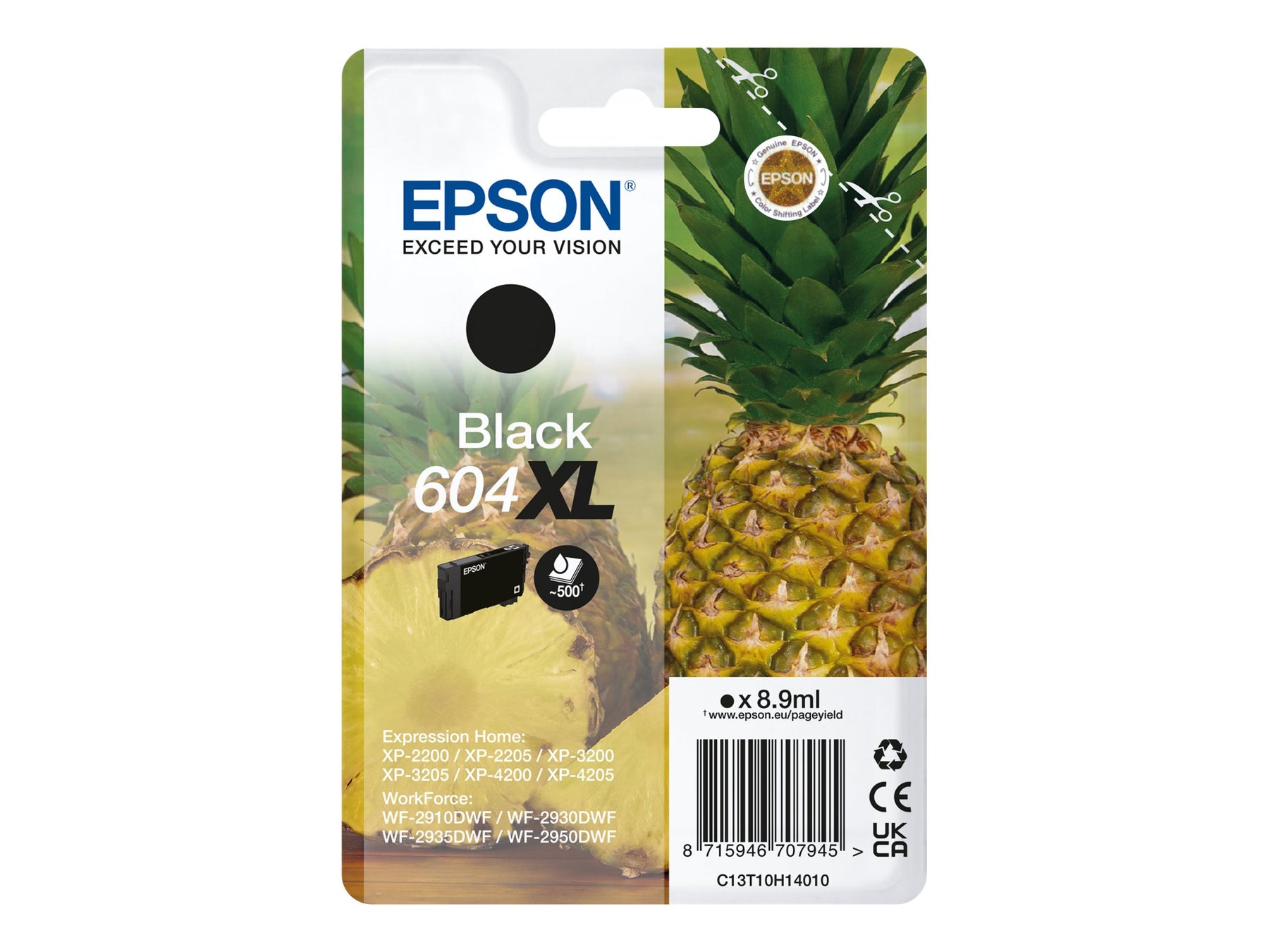 Epson 604XL - 8.9 ml - XL - Schwarz - original