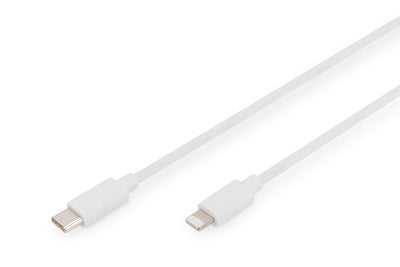 DIGITUS Daten- / Ladekabel, USB-C - Lightning, MFI