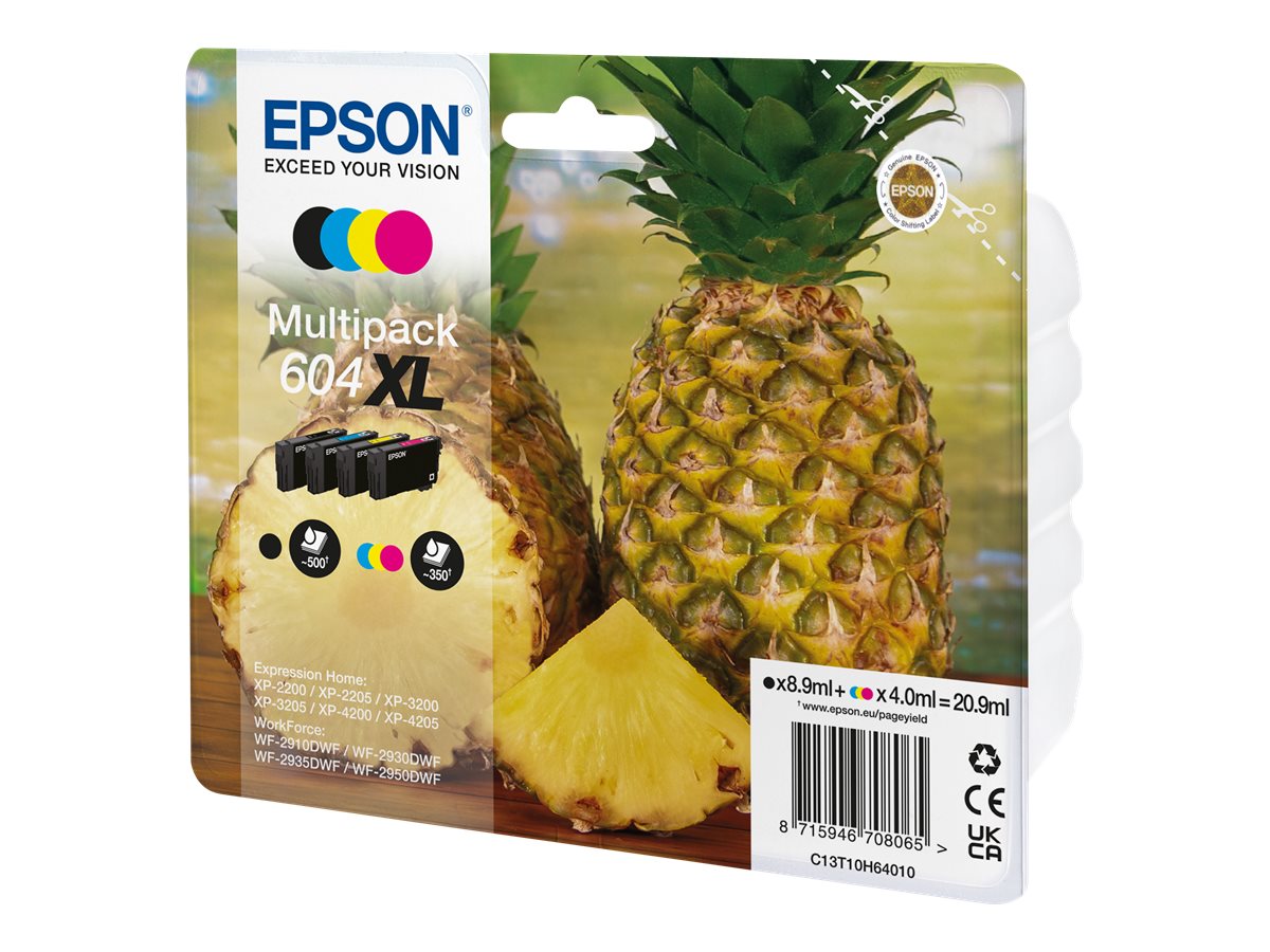 Epson 604XL Multipack - 4er-Pack - XL - Schwarz, Gelb, Cyan, Magenta